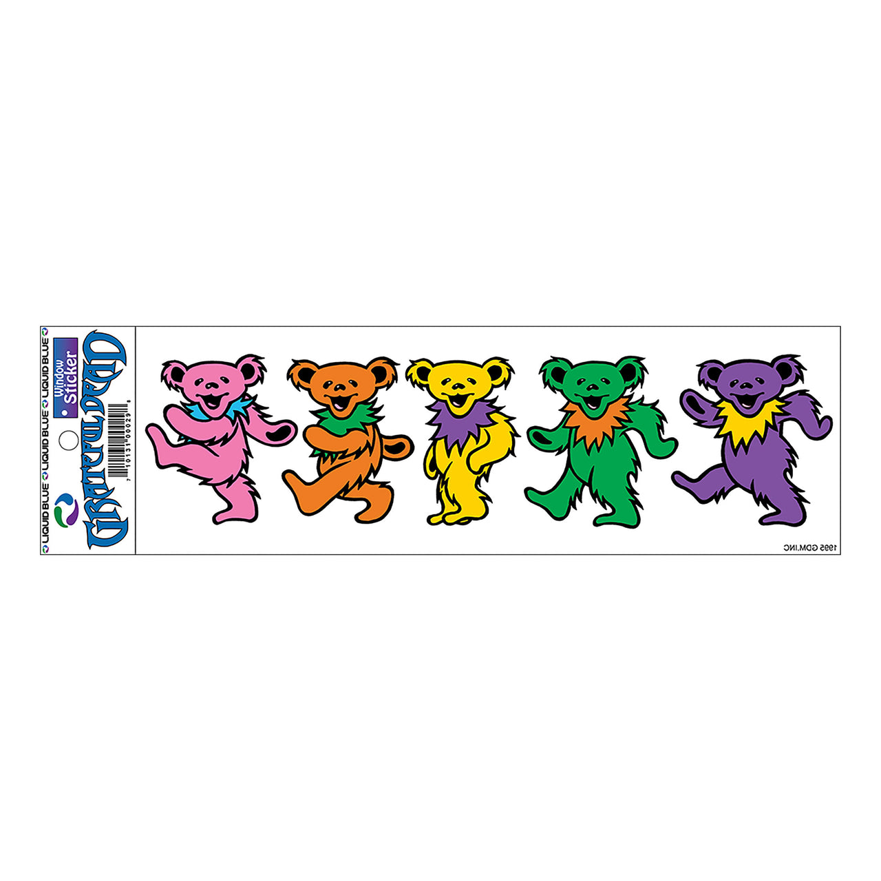 Dancing Bears 3 Inch Window Sticker