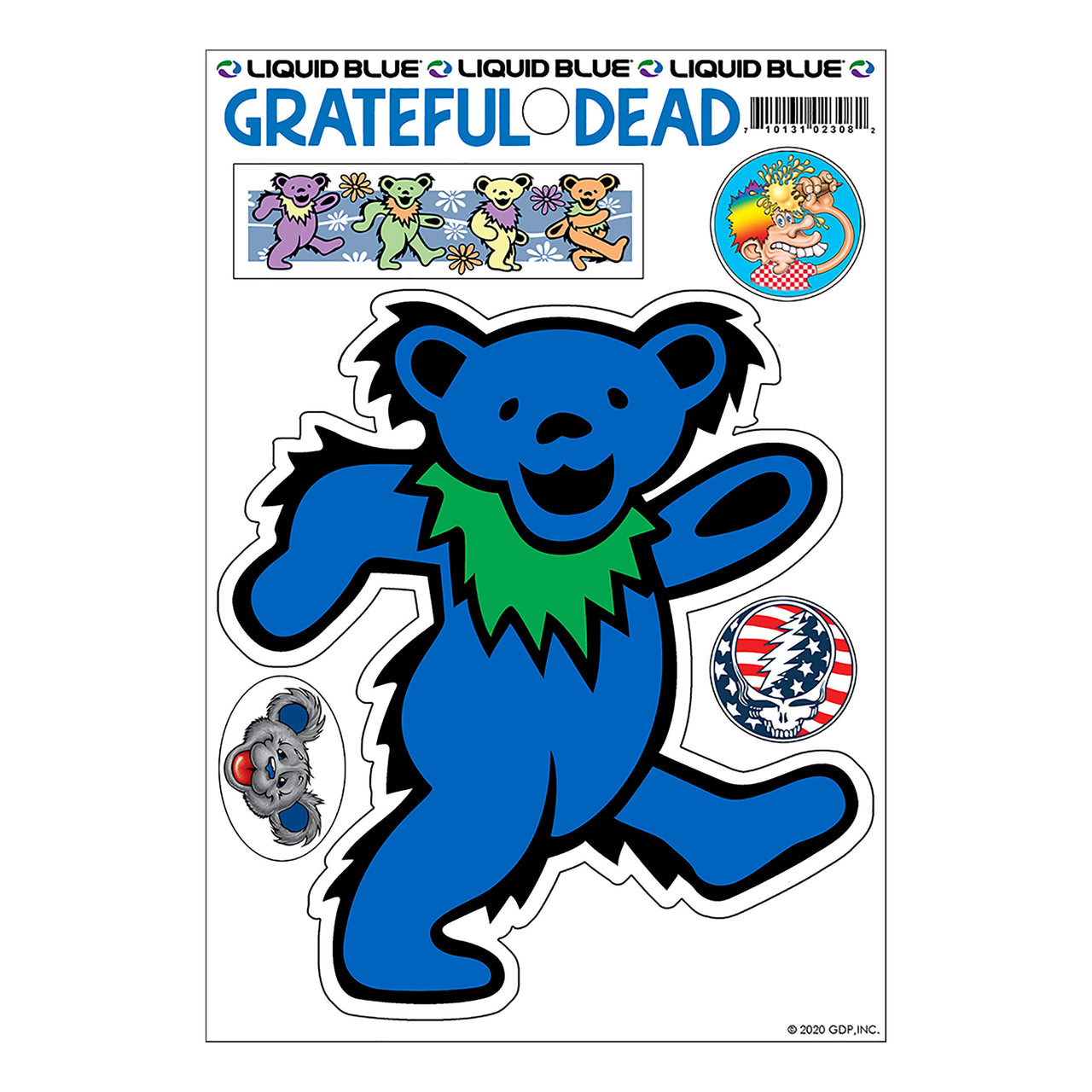 Blue Bear Diecut Sticker