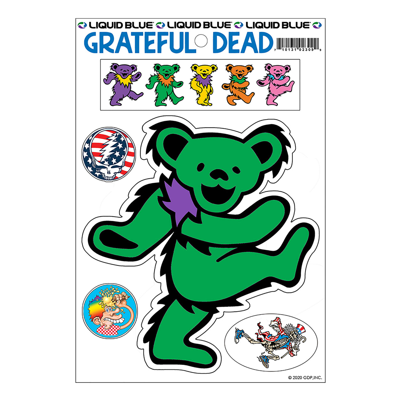 Green Bear Diecut Sticker