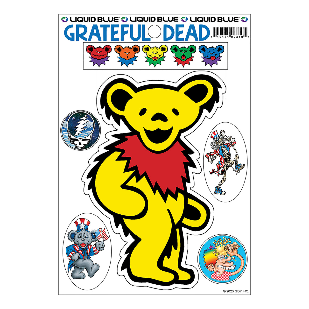 Yellow Bear Diecut Sticker