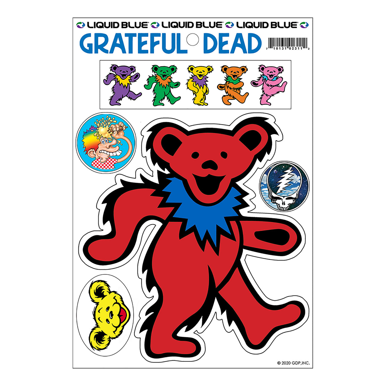 Red Bear Diecut Sticker