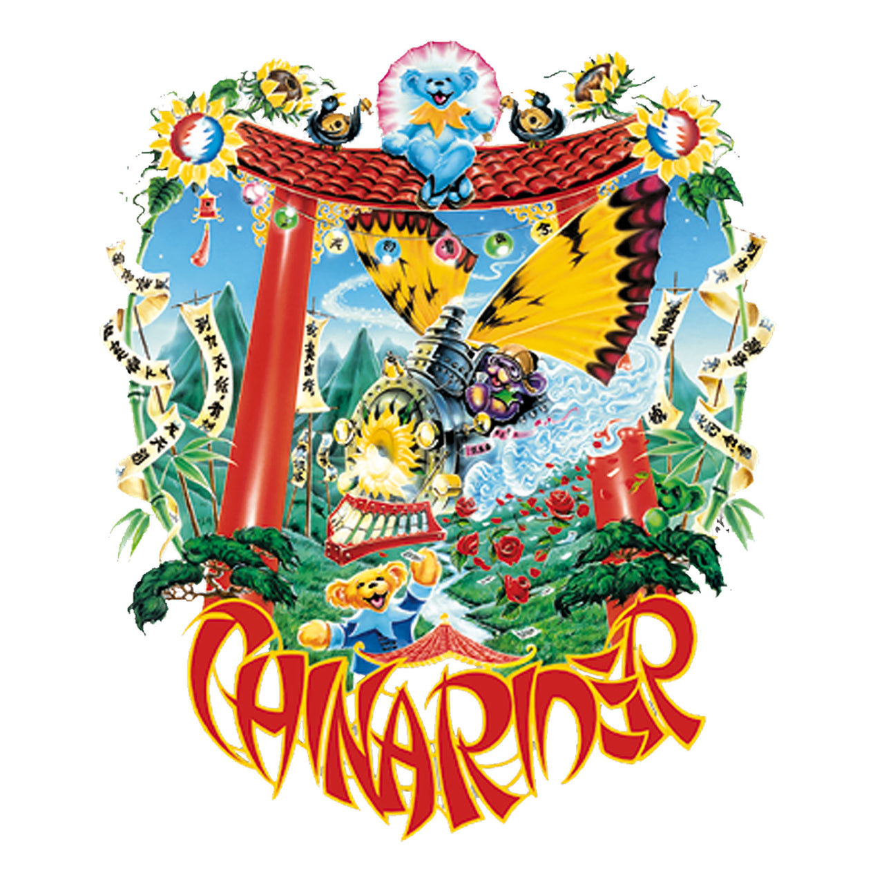 China Rider Sticker