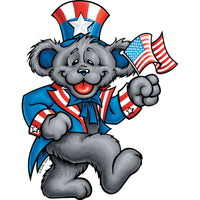 Thumbnail for Patriot Bear Sticker