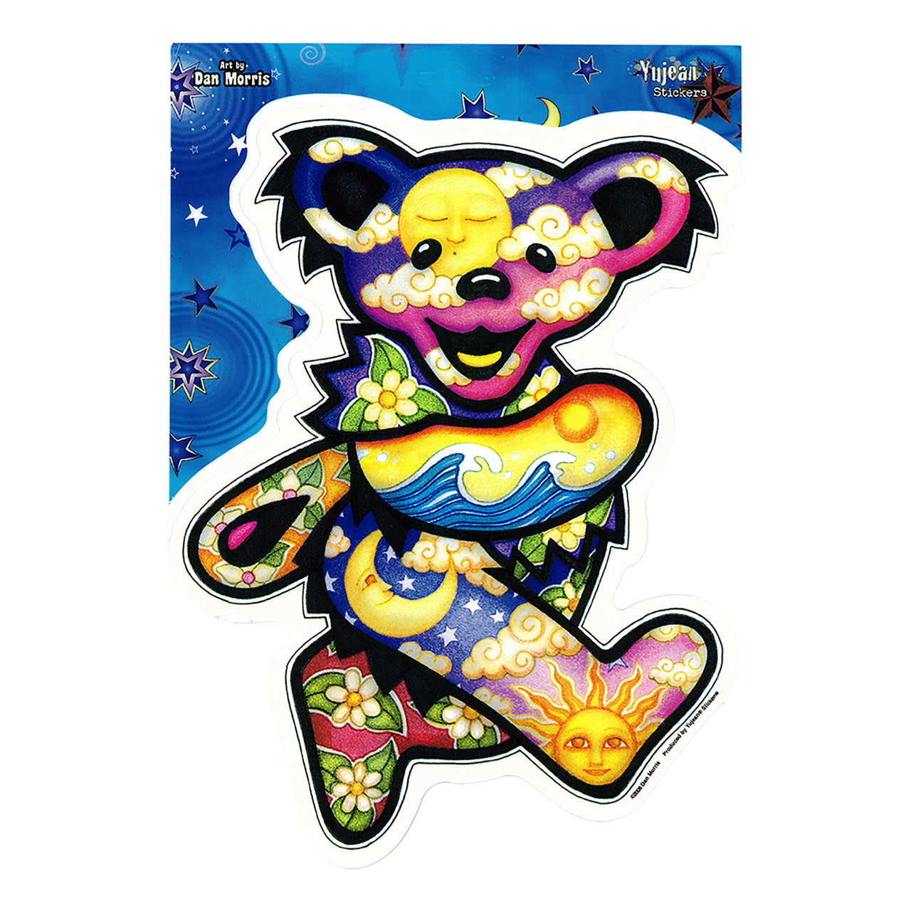 Sun Moon Jumbo Bear Sticker