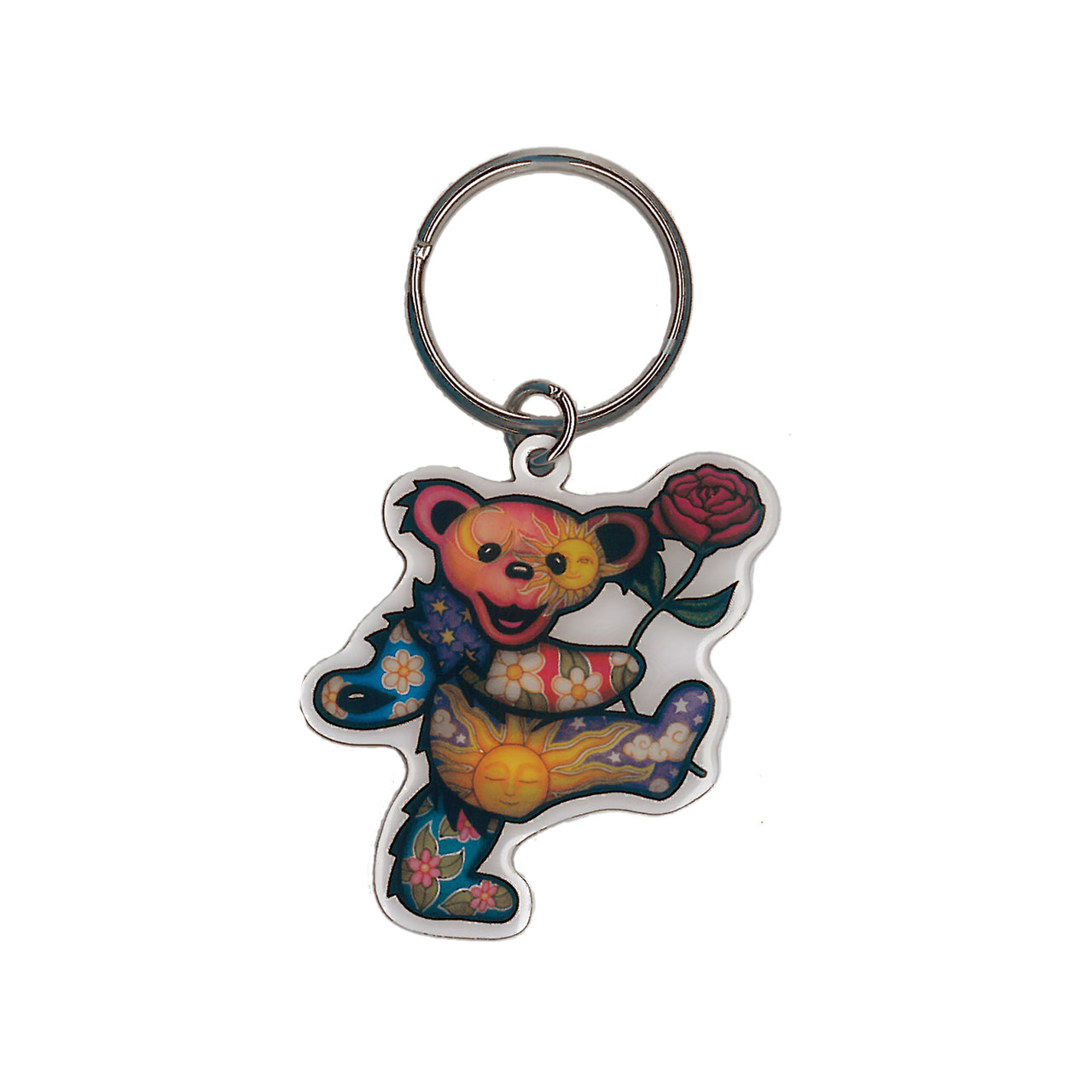 Rose Bear Keychain