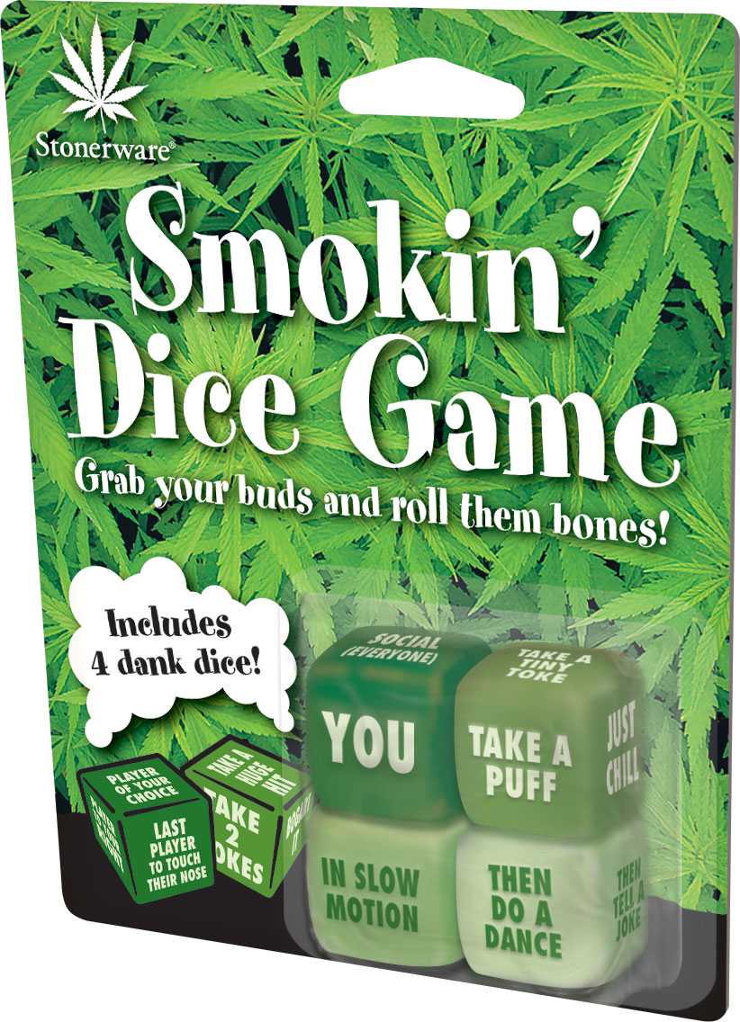 Stonerware Smokin' Dice Game (4 Dice) – 3 PC PPK