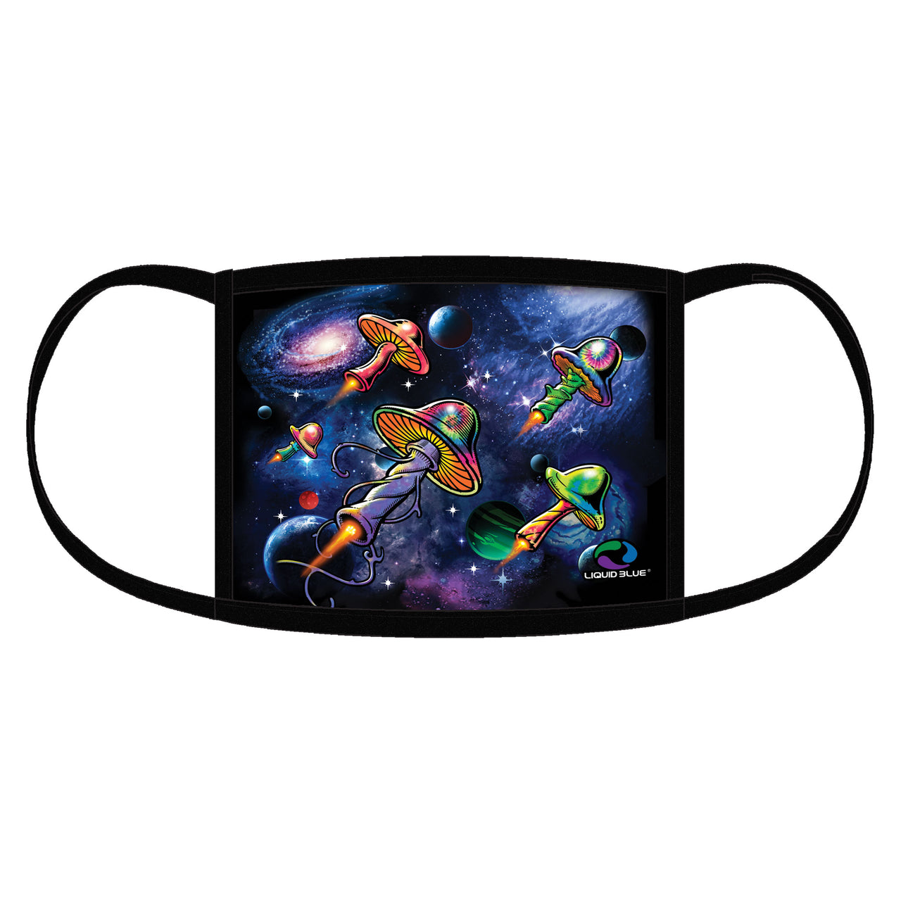 Galaxy Shrooms Face Covering