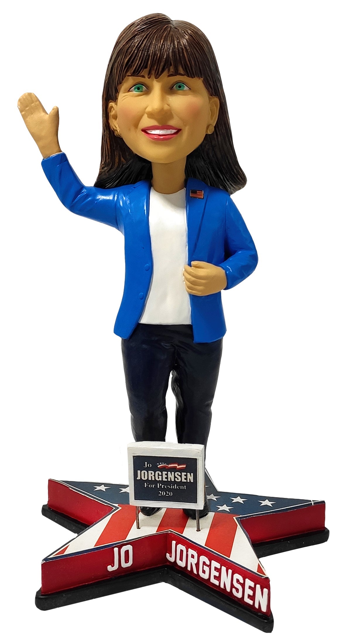Jo Jorgensen for President 2020 President Star Bobblehead