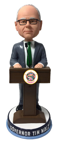 Thumbnail for Governor Tim Walz Minnesota Standing at podium Bobblehead
