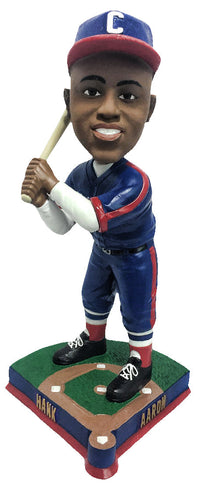 Thumbnail for Hank Aaron Indianapolis Clowns Batting Gold Text Bobblehead Negro Leagues