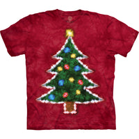 Thumbnail for Tie Dye Christmas Tree T-Shirt