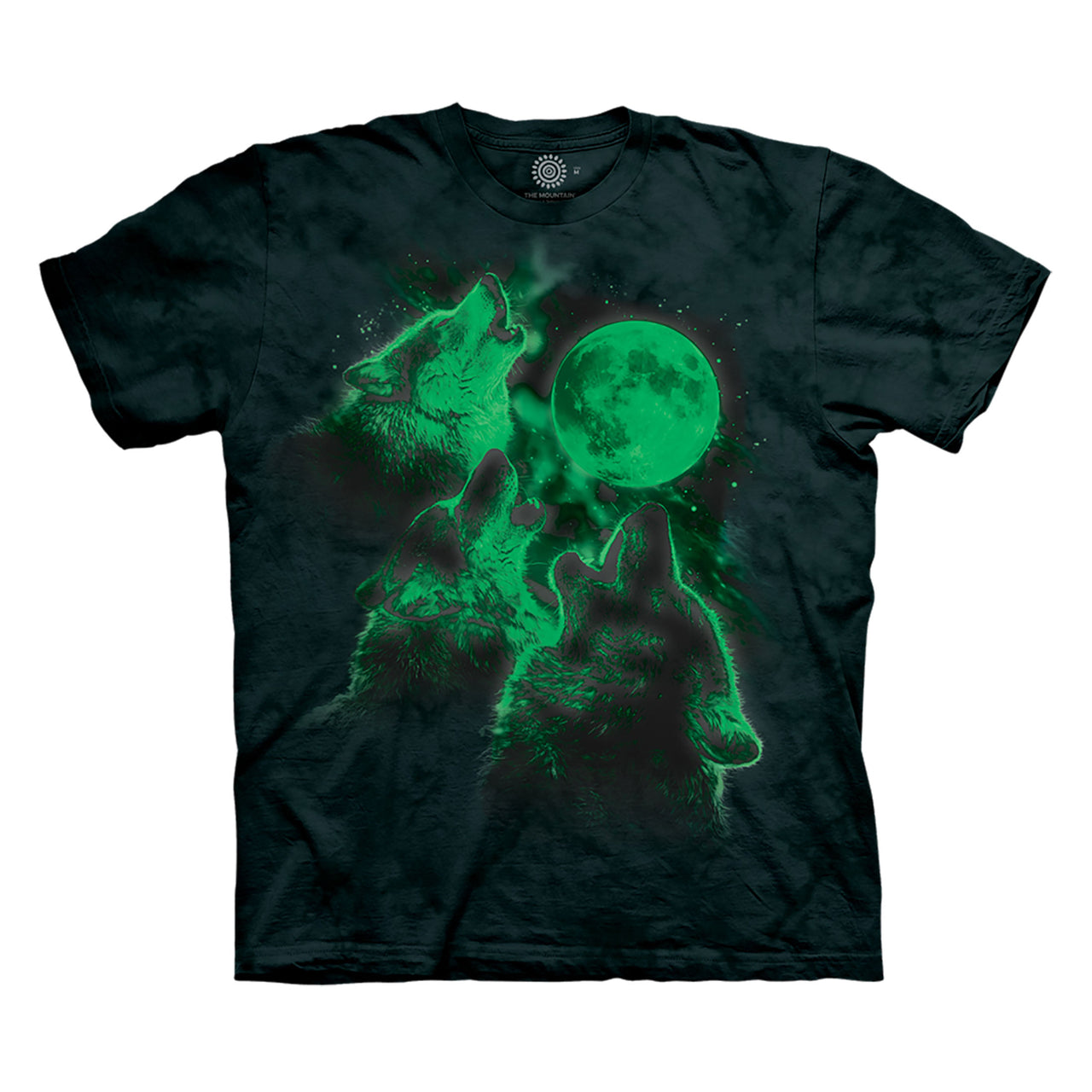 THREE WOLF MOON GLOW T-SHIRT
