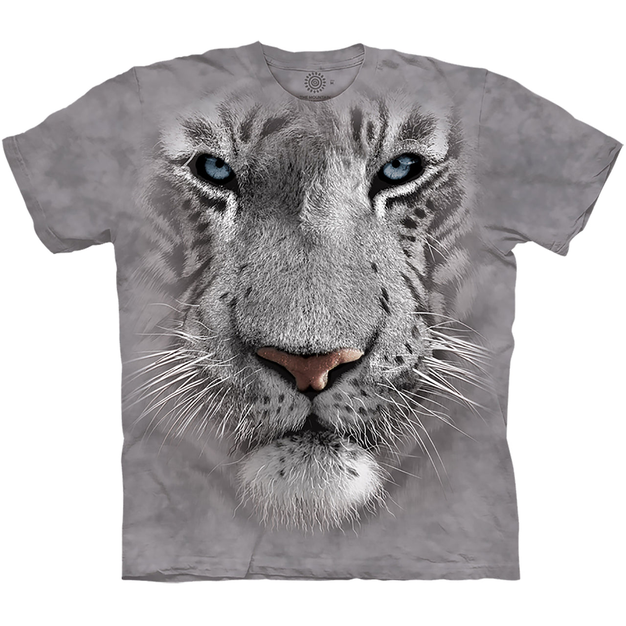 WHITE TIGER FACE T-SHIRT