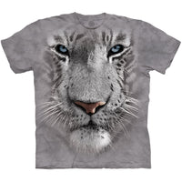 Thumbnail for WHITE TIGER FACE T-SHIRT