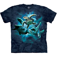 Thumbnail for SEA TRTL COLLAGE T-SHIRT