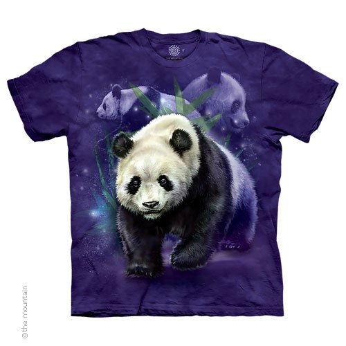 Panda Collage Tie Dye T-Shirt