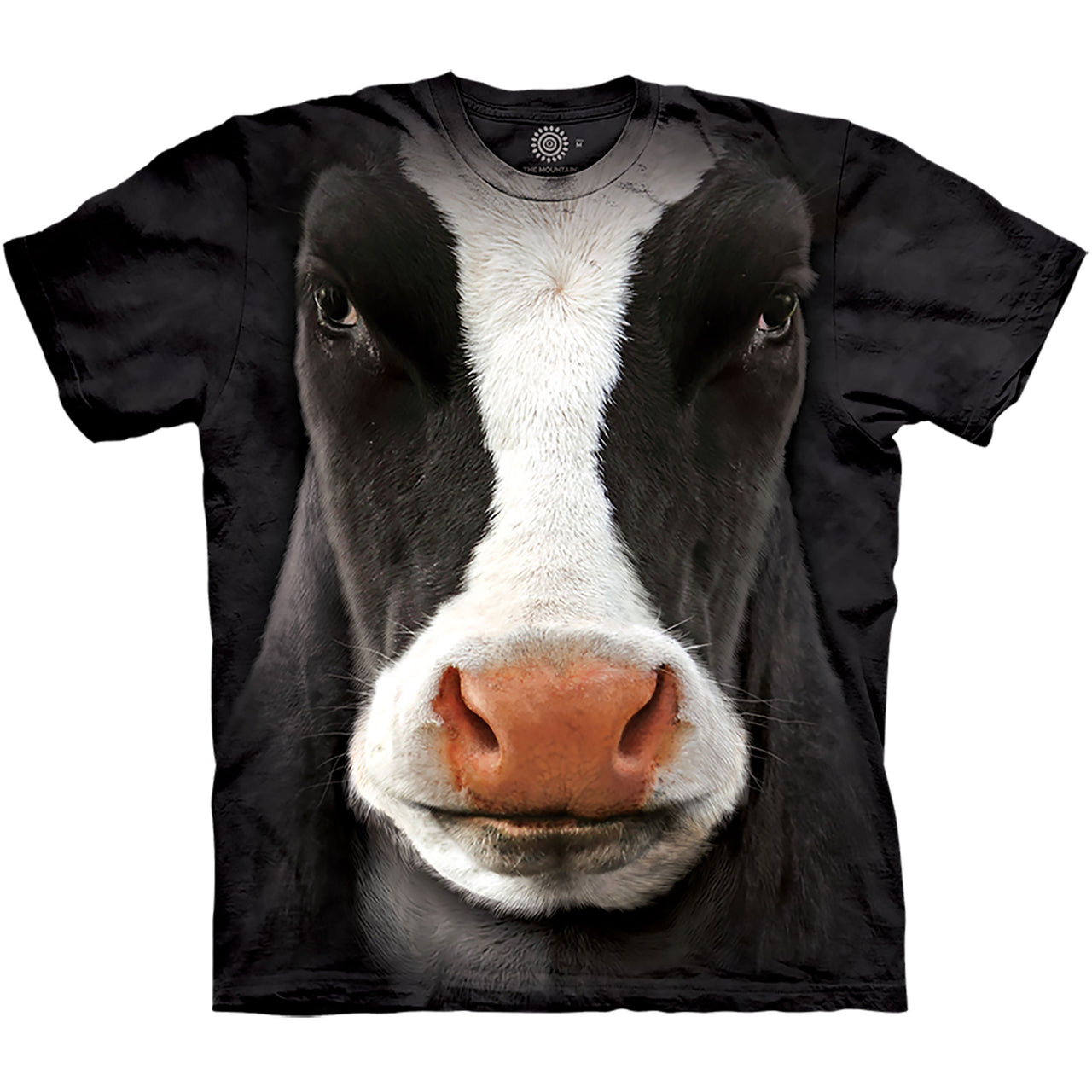 BLACK COW FACE T-SHIRT