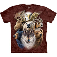 Thumbnail for NORTH WILDLIFE COLLAGE T-SHIRT