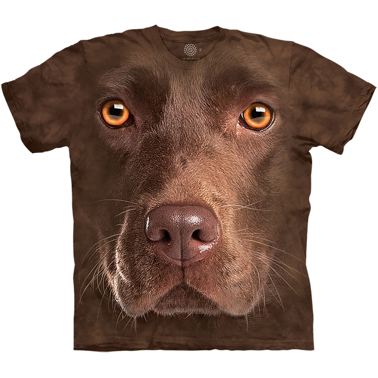 CHOCOLATE LAB FACE T-SHIRT