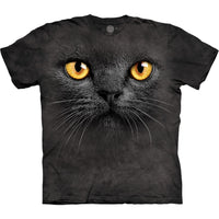 Thumbnail for BIG FACE BLACK CAT T-SHIRT