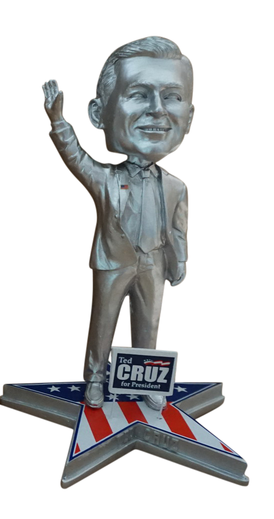 Ted Cruz Presidential Campaign 2016 Silver Version Bobblehead