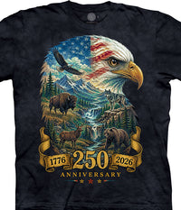 Thumbnail for 250th Eagle Head Collage T-Shirt