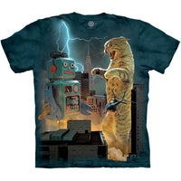 Thumbnail for CATZILL VS. ROBOT T-SHIRT