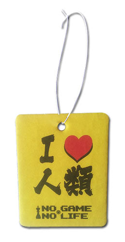 NO GAME NO LIFE- I LOVE HUMANS AIR FRESHENER
