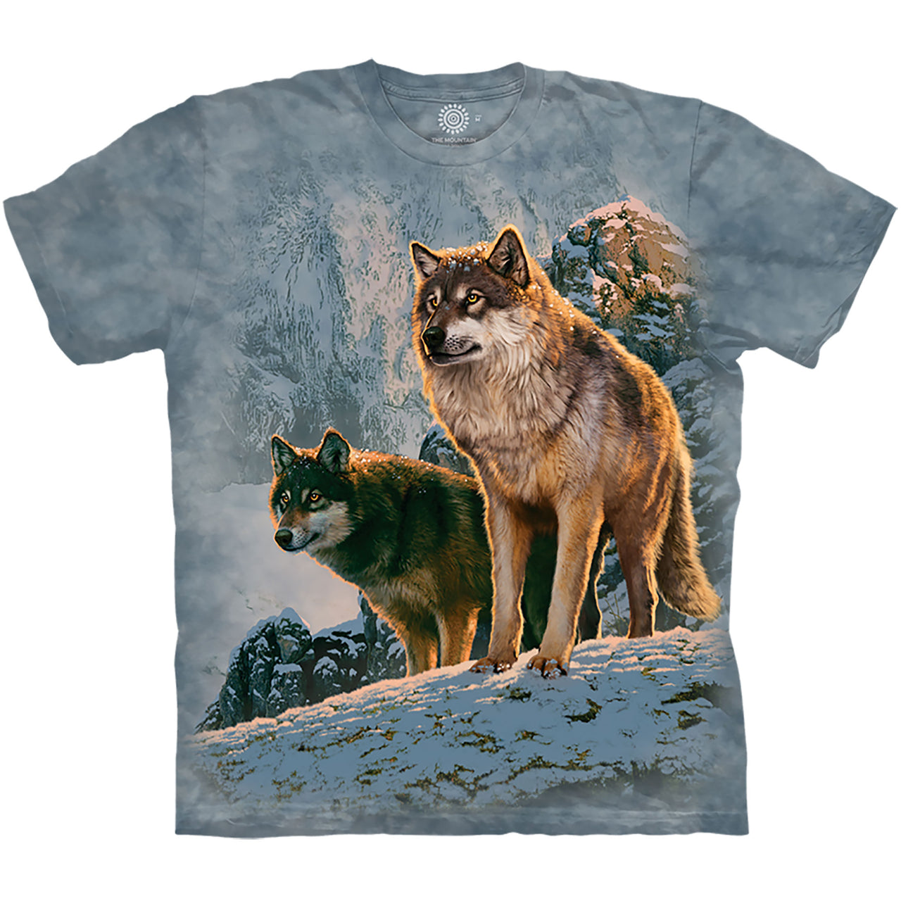 WOLF COUPLE SUNSET T-SHIRT