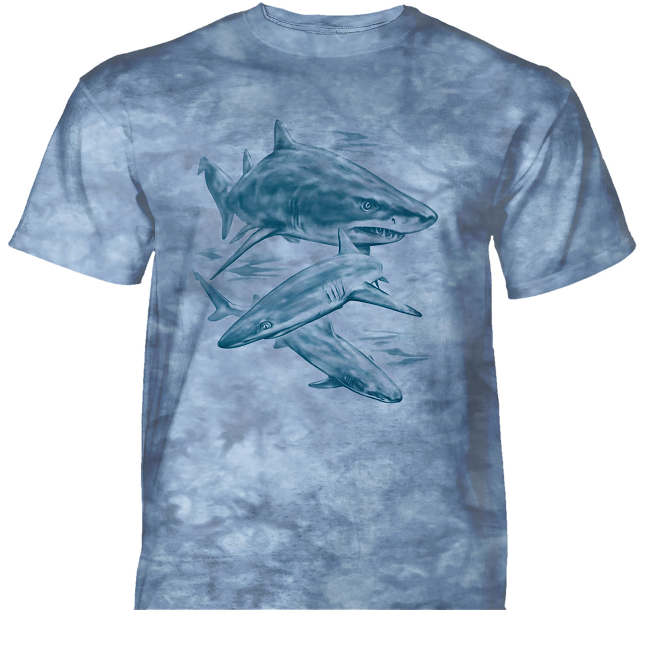 MONOTONE SHARKS T-SHIRT