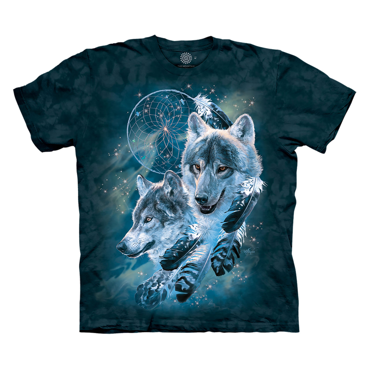 DREAMCATCHER WOLF COLLAGE T-SHIRT
