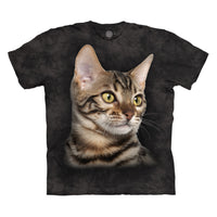 Thumbnail for STRIPED CAT PORTRAIT T-SHIRT