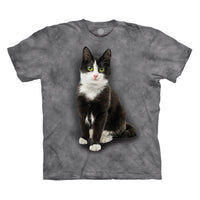 Thumbnail for BLACK & WHITE CAT T-SHIRT