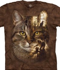 Thumbnail for Spiritscape Striped Cat T-Shirt