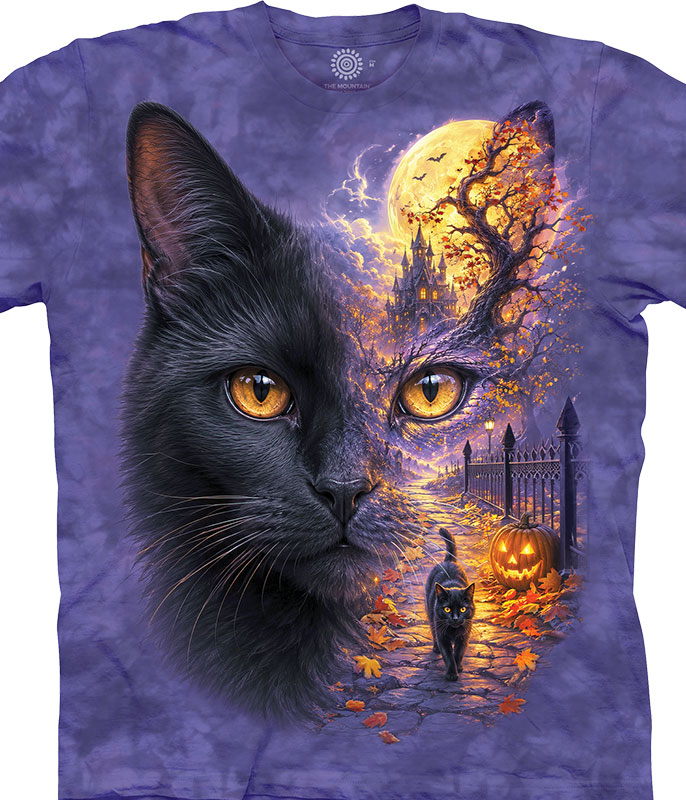 Spiritscape Halloween Black Cat T-Shirt