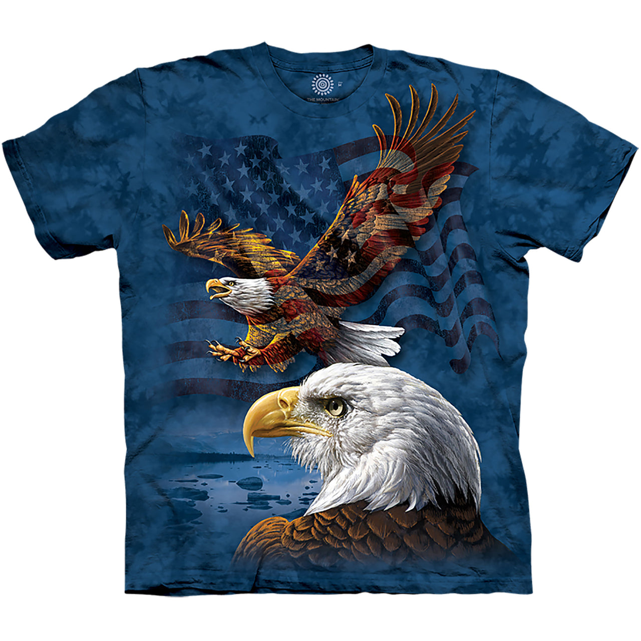 EAGLE FLAG COLLAGE T-SHIRT
