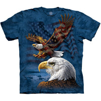 Thumbnail for EAGLE FLAG COLLAGE T-SHIRT