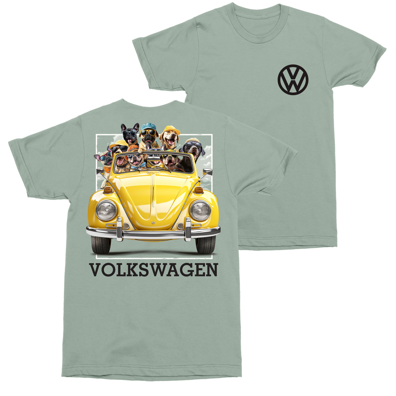 VOLKSWAGEN - HAPPY BUG T-SHIRT- 3 PC PPK ($11.50 EACH)