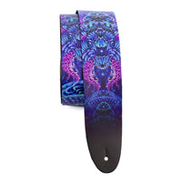 Thumbnail for DAVID BOLLT ELECTRIC DEEP PRINTED LEATHER GUITAR STRAP
