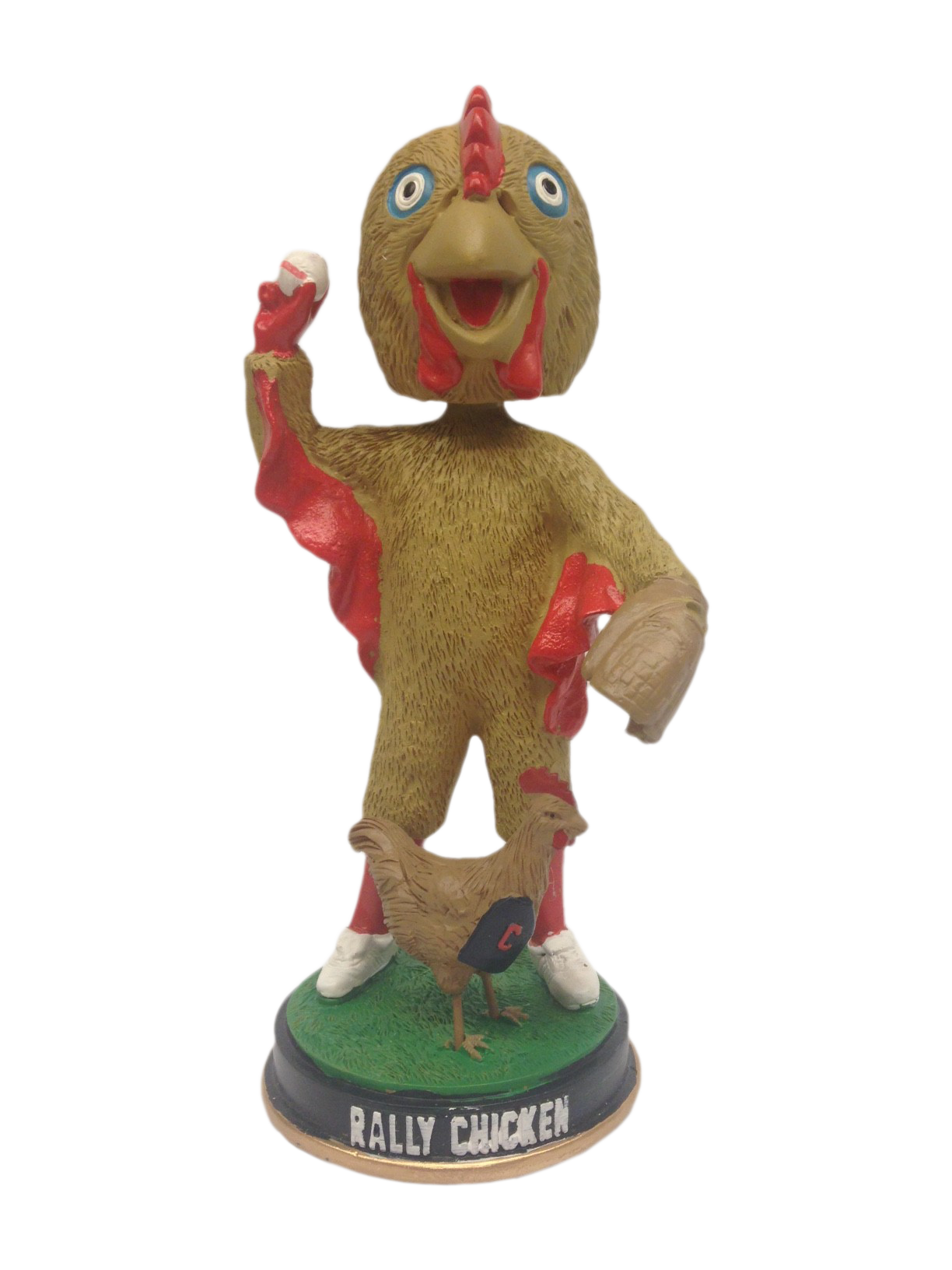 Rally Chicken Cleveland Indians Gold Version Bobblehead MLB