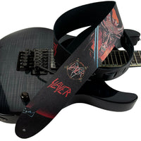Thumbnail for SLAYER SHOW NO MERCY PRINTED LEATHER GUITAR STRAP