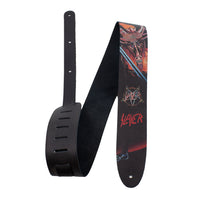 Thumbnail for SLAYER SHOW NO MERCY PRINTED LEATHER GUITAR STRAP