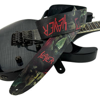 Thumbnail for SLAYER REIGN IN BLOOD PRINTED LEATHER GUITAR STRAP