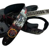 Thumbnail for SLAYER SOUTH OF HEAVEN PRINTED LEATHER GUITAR STRAP