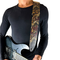 Thumbnail for SLAYER HELL AWAITS PRINTED LEATHER GUITAR STRAP