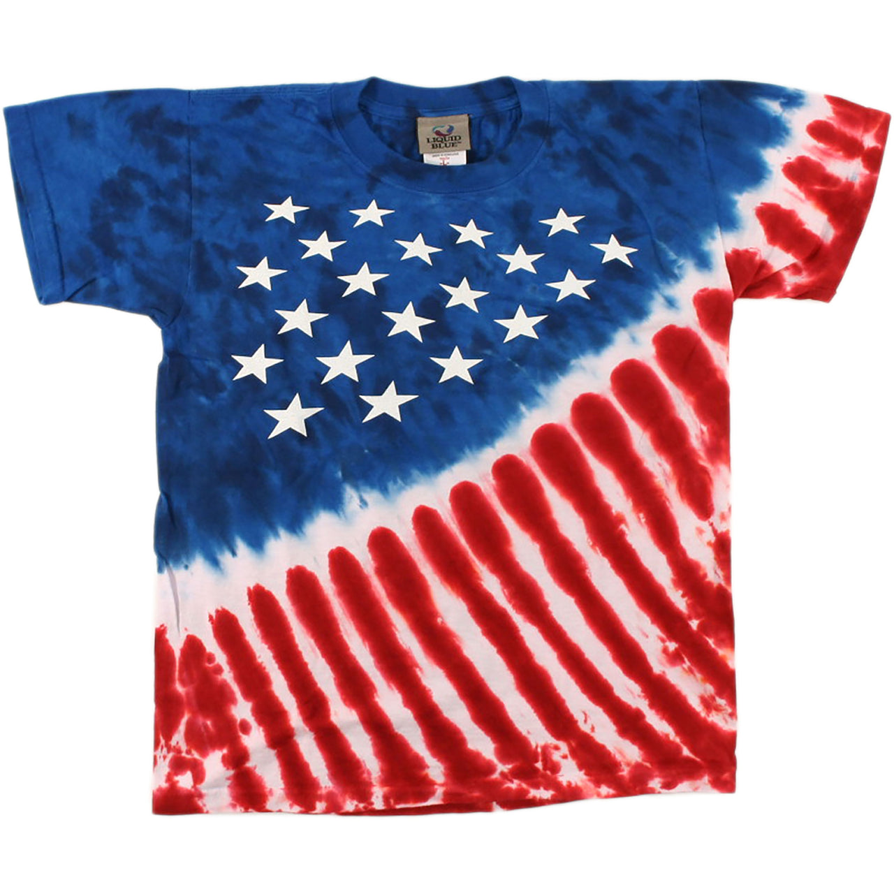 Stars And Stripes Youth Tie-Dye T-Shirt