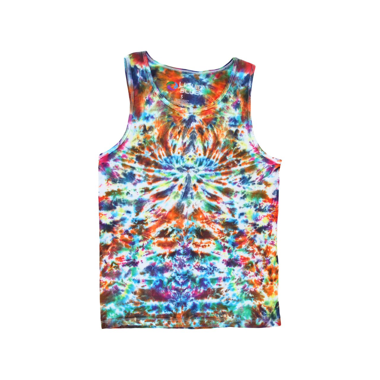Crazy Krinkle Unprinted Tie-Dye Tank Top T-Shirt