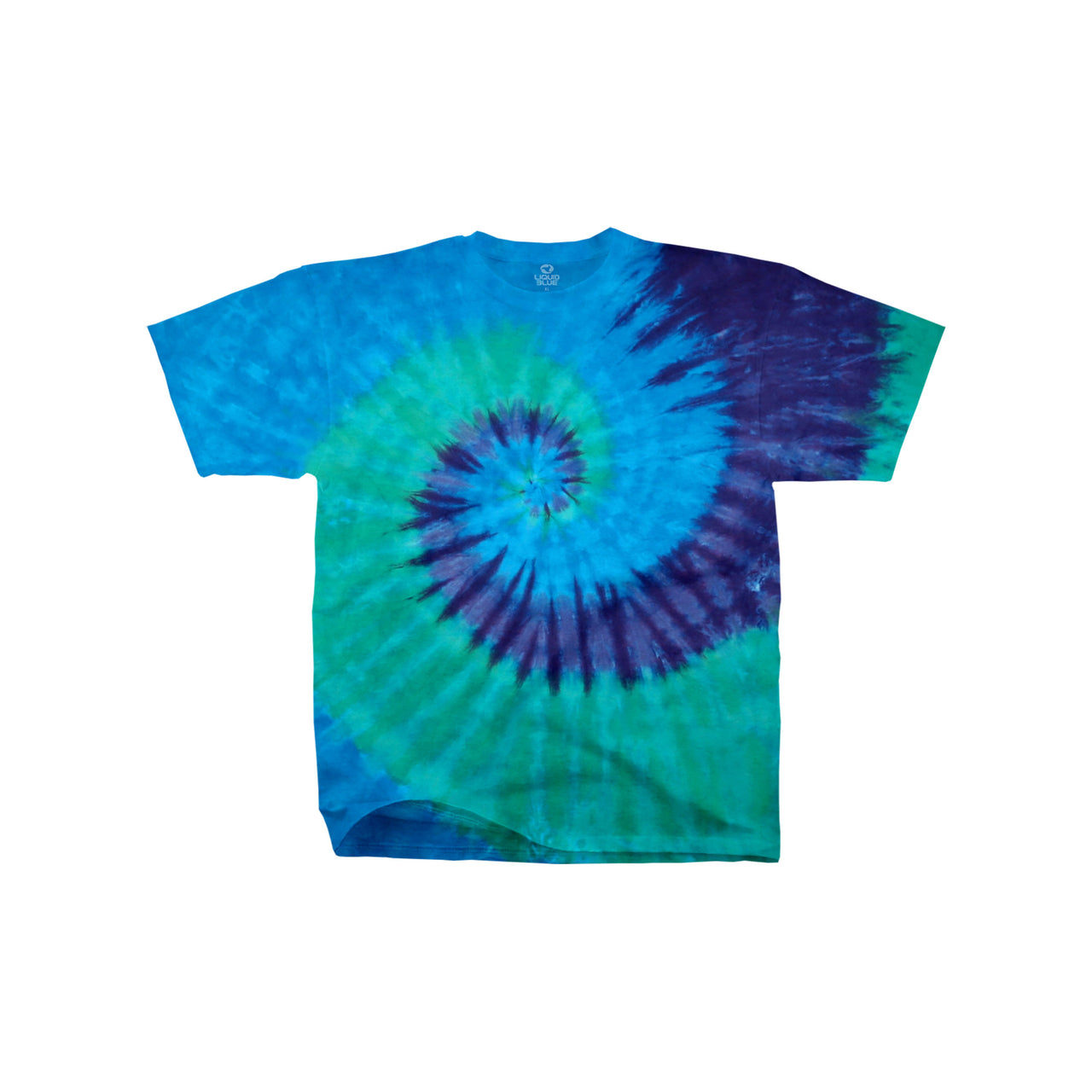 Cool Spiral Unprinted Tie-Dye T-Shirt