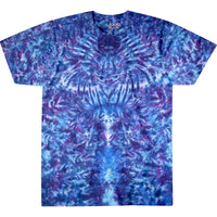 Thumbnail for Crazy Blue Krinkle Unprinted Tie-Dye T-Shirt