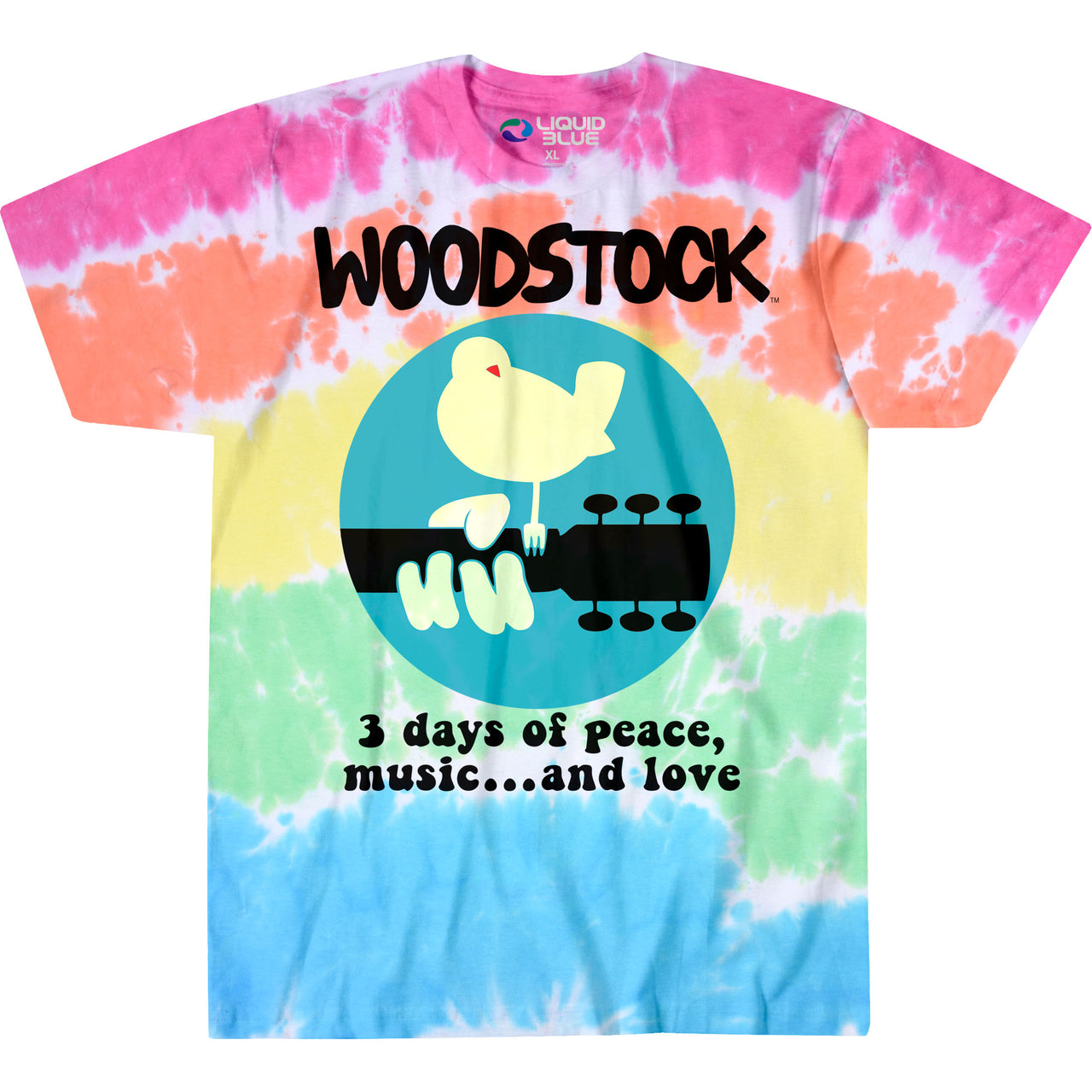 Woodstock Banded Tie-Dye T-Shirt
